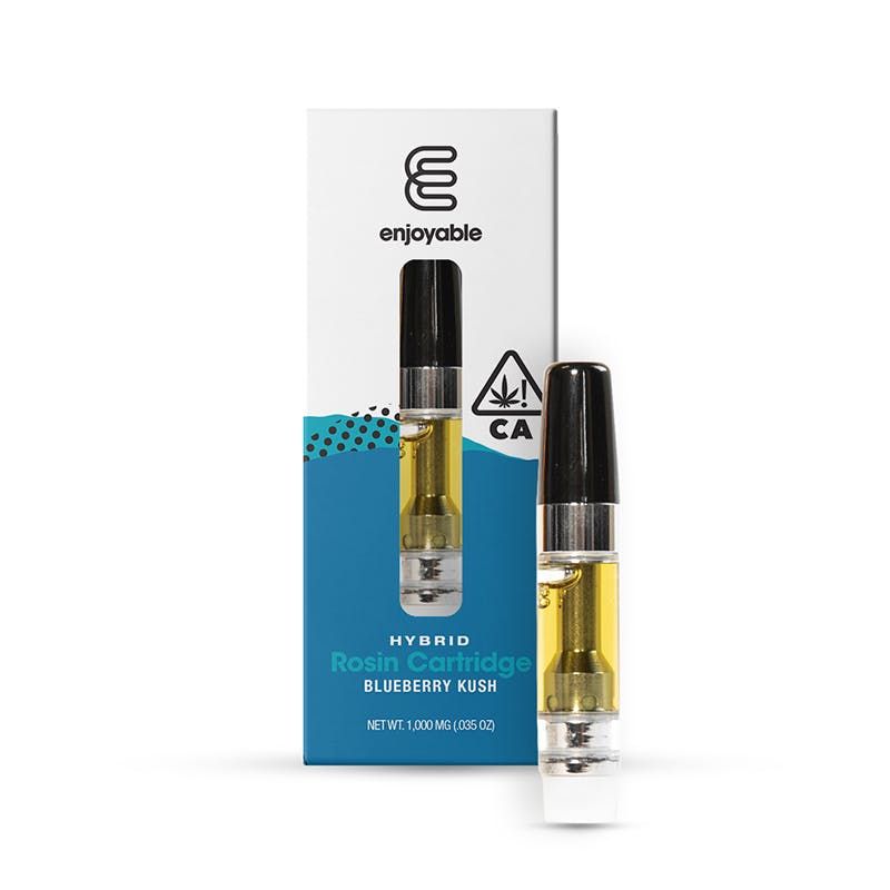 1g Blueberry Kush Rosin Cart - ENJOYABLE