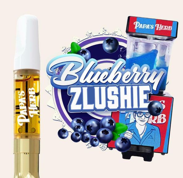 1g Blueberry Zlushie Vape Cartridge