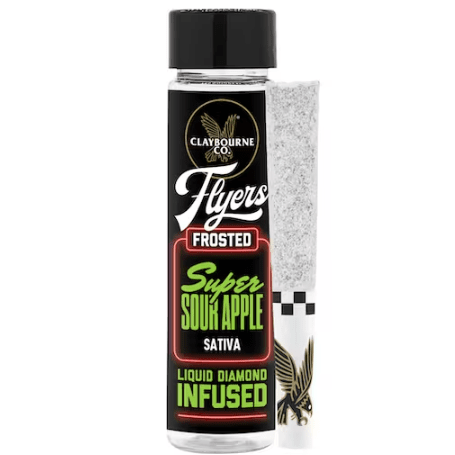Super Sour Apple - THCa Frosted Flyers Pre-Rolls