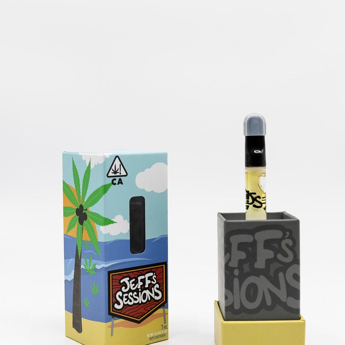 E. Jeff's Sessions 1g THC Live Resin Cartridge - Jet Fuel (S)
