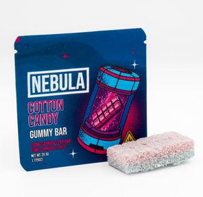 Cotton Candy Gummy Bar I 100mg I Nebula I 10pc I 1ct