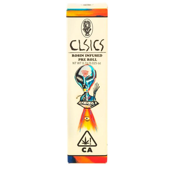 Clsics - Single Rosin Infused Pre Roll | Rainbow Beltz .7g