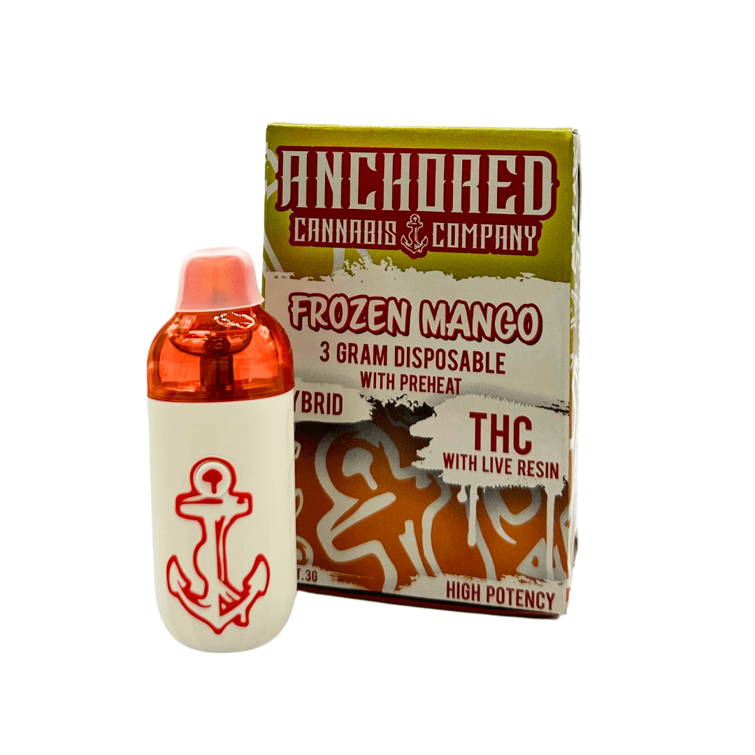ANCHORED CANNABIS 3G FROZEN MANGO DISPOSABLE