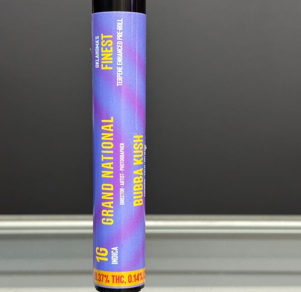 Bubba Kush - Full Flower Preroll by Sap Xtrax