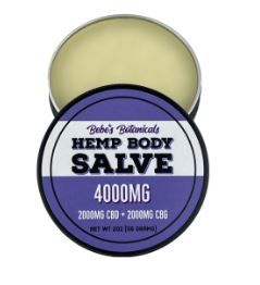 Bebe's Botanicals Hemp Body Salve 4000mg CBD : CBG (tin)