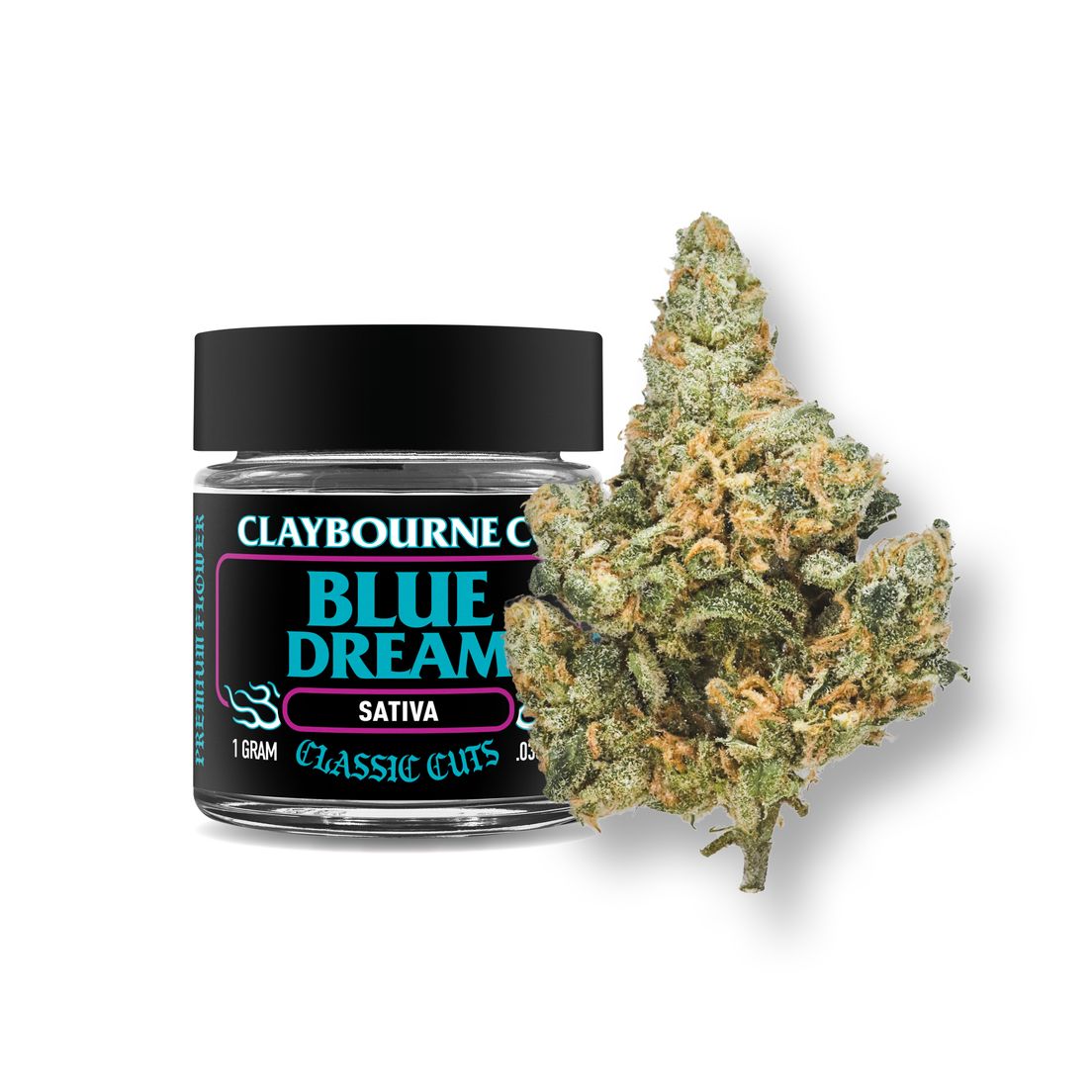 Claybourne | Flower | 1g | Blue Dream