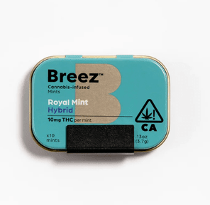 BREEZ ROYAL MINTS 100MG THC HYBRID