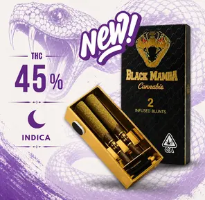 BLACK MAMBA - Platinum OG - 2pk x 1.2g = 2.4g, INFUSED BLUNTS!