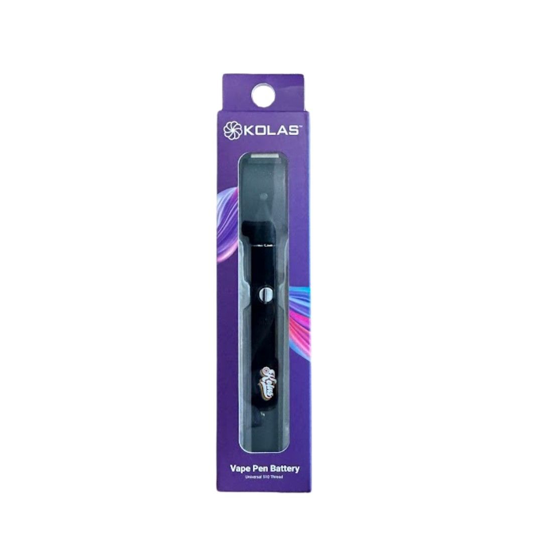Kolas Branded Battery w/ Button 70's Logo Black