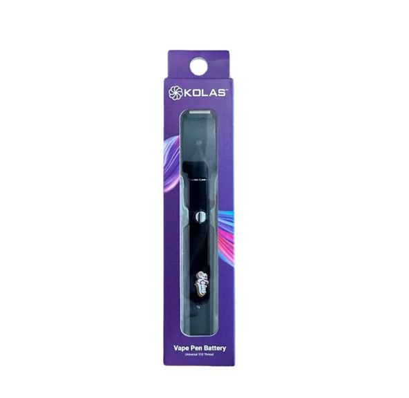 Kolas Branded Battery w/ Button 70's Logo Black