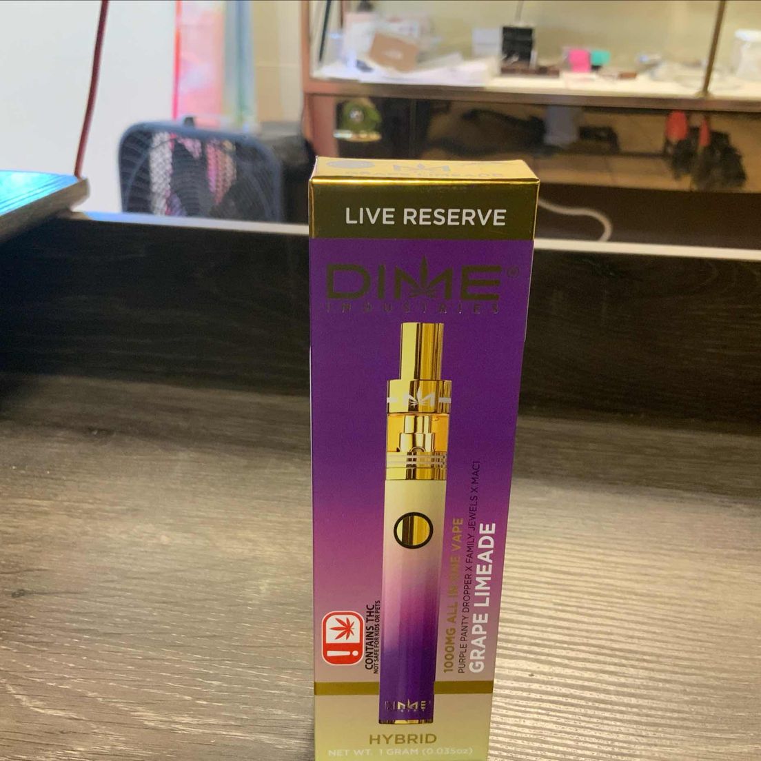 Grape Limeade Dime Disposable Live Resin 1g