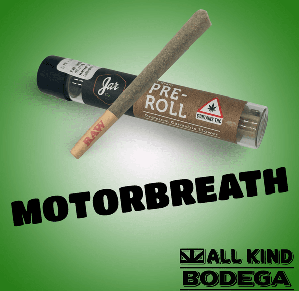 Motorbreath 1g Preroll (@jarcannabis2.0)