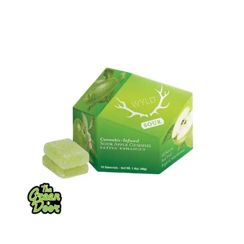 WYLD - Sour Apple - Gummies - 10PK - 100MG