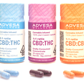 Advesa Wellness - 1:1 CBN:CBD Capsules 30ct