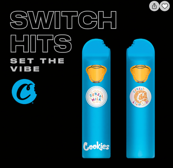 Cookies 2G Dual Disposable Cereal Milk X Cereal A La Mode