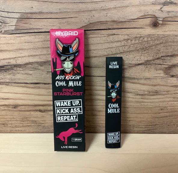 Cool Mule / Zookies - Pink Starburst - 1g Disposable Vape - Hybrid