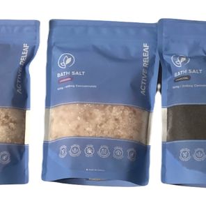 Active Releaf bath salts detoxify, lavender & eucalyptus