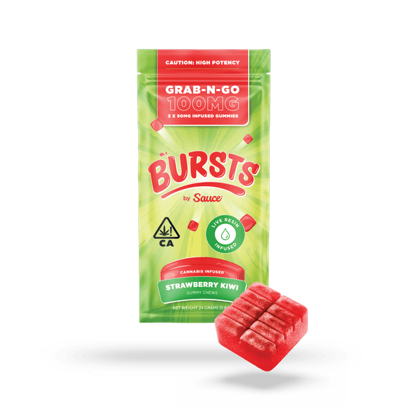 Bursts - THC Gummies (Strawberry Kiwi)