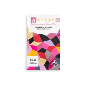 ATLAS POMEGRANATE CANNABIS INFUSED GREEN TEA MIX