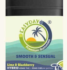 Gummies- Lime & Blackberry 40mg THC & 10mg CBD
