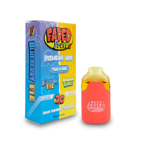 Faded Fruits Liquid Diamonds & Live Resin Disposable 2g - Blueberry Pie (I) x Banana Runtz (S)