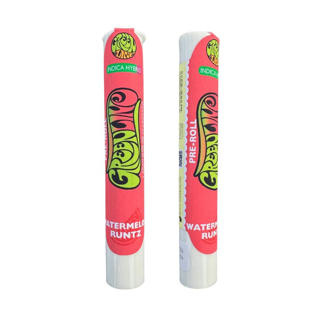 Greenline - Watermelon Runtz - Diamond Infused Pre-Roll - 1g