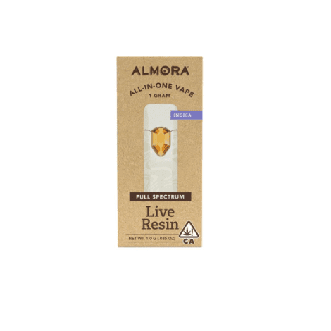Almora Farm AIO Live Resin Vape Wedding Cake 1g