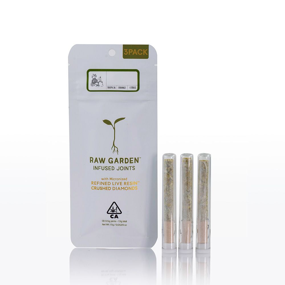 Raw Garden - Space Ranger Diamond Infused Pre-roll (3 Pack)(1.5g)