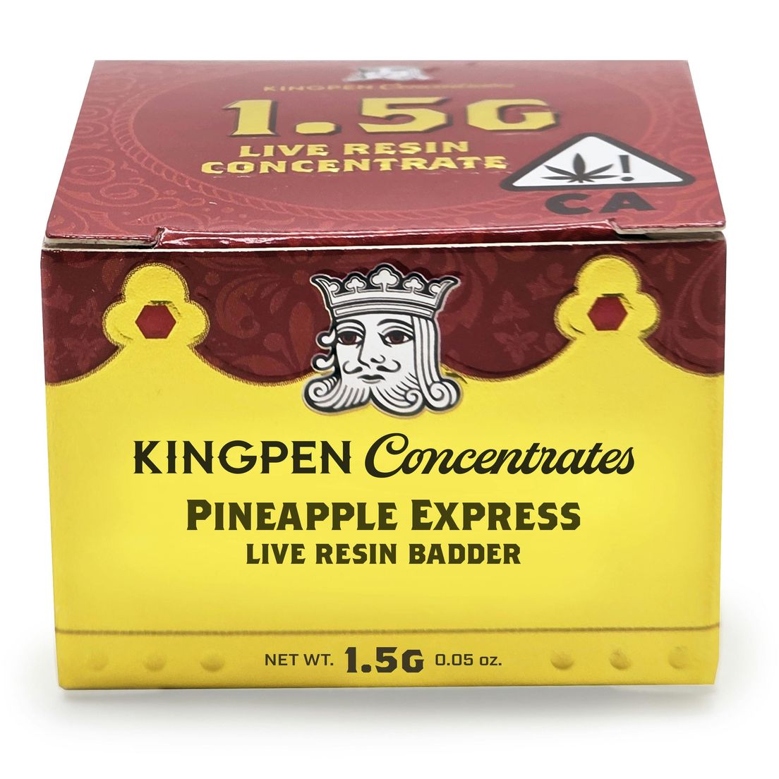 Kingpen Concentrates - Live Resin Badder - 1.5g - Pineapple Express