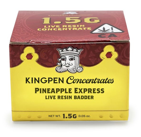 Kingpen Concentrates - Live Resin Badder - 1.5g - Pineapple Express