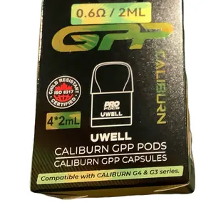 2ml Uwell Caliburn G4 0.6/2ml Mini Pods 4 pack (GPP)