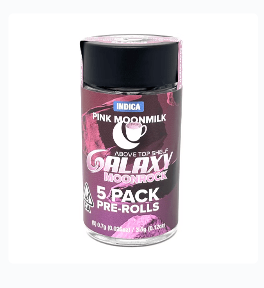 Galaxy Moonrock - Pink Moonmilk 5pk Infused Prerolls 3.5g