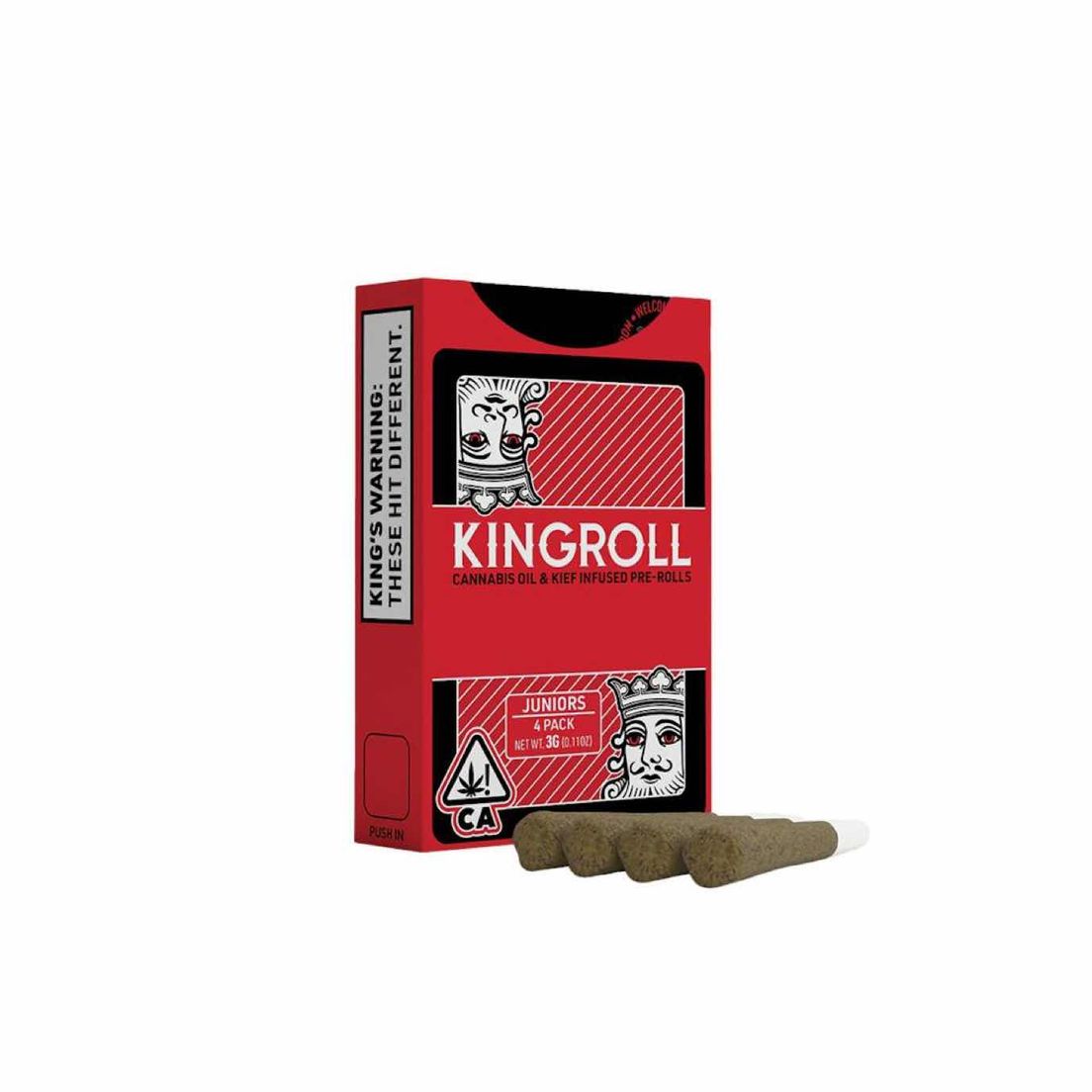 KINGPEN - Kingroll Juniors - Strawberry Cough x Lemoncello 4pk 3g
