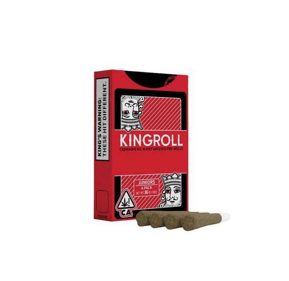 KINGPEN - Kingroll Juniors - Strawberry Cough x Lemoncello 4pk 3g