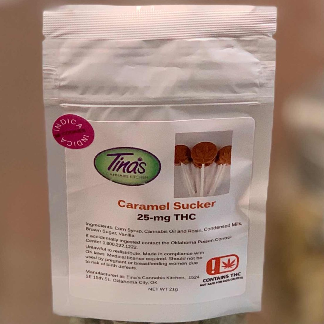 Caramel Apple-Flavored Sucker I 25mg