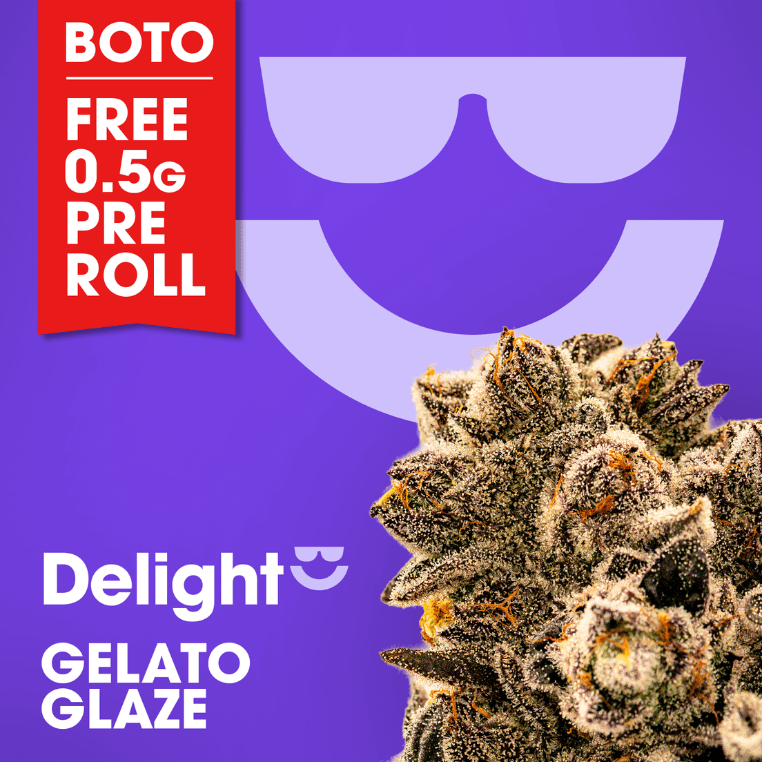 Delight | Gelato Glaze | 3.5g Flower