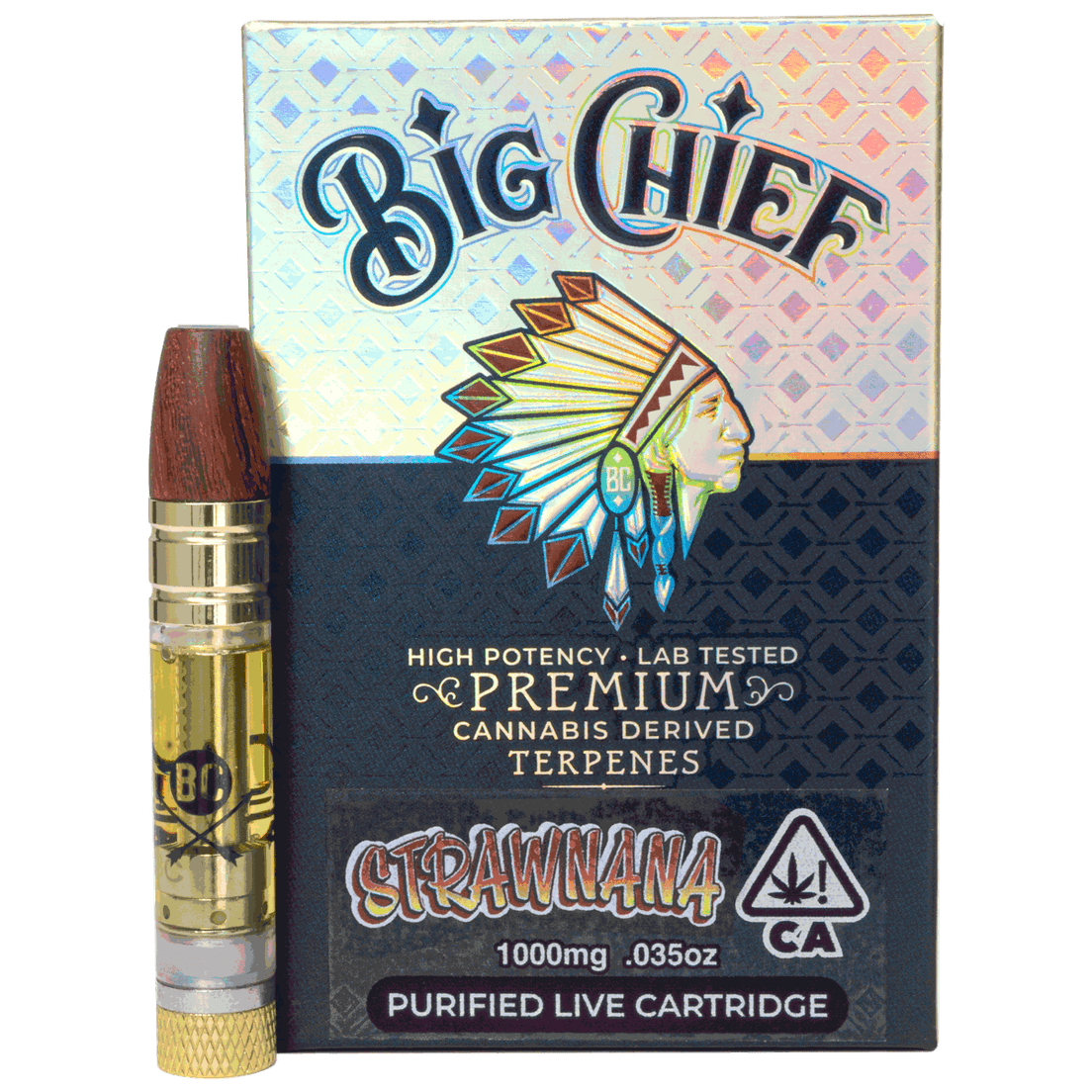 Big Chief Cart 1000mg - Strawnana
