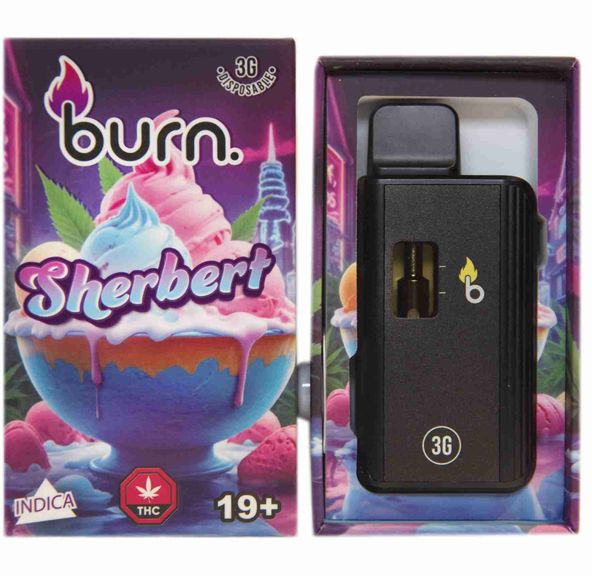 3 Gram Burn Disposable – Sherbert (3 Gram)