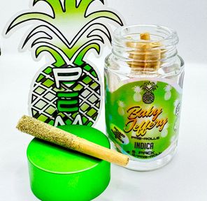 Baby Jeffery Indica Pre-Roll Infused 5 Pack Pink Goo