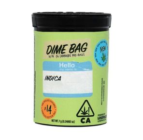 Dime Bag Pre-roll 14pk Purple Octane 7g
