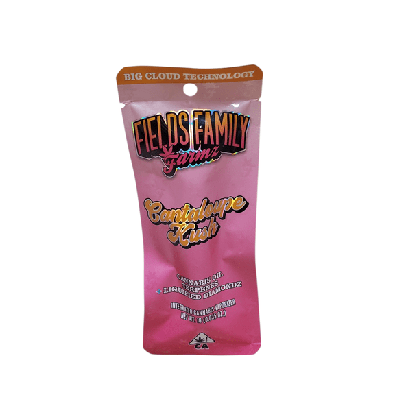 Fields Family Farmz - Cantaloupe Kush Liquid Diamondz - All In One 1 G Vape