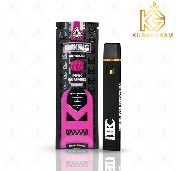 IMKING - Pink Gummiez - Liquid Diamond Disposable Vape - 1g