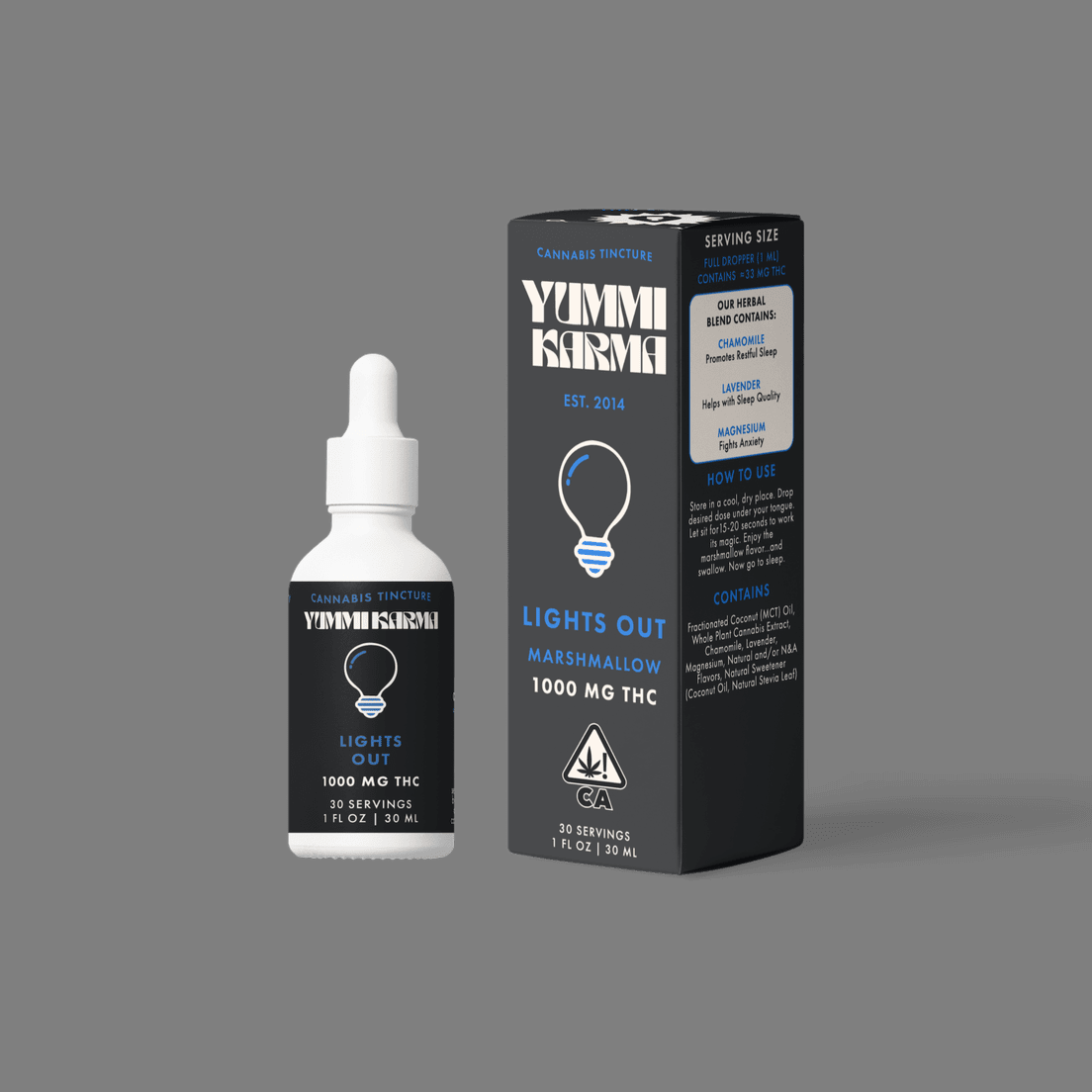 Lights Out 1000mg Herbal Cannabis Tincture