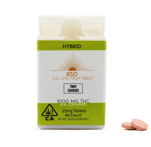25mg Tablets Hybrid Trifi Cookies 1000mg Package