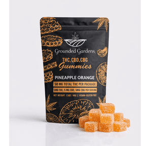 Gummies I 1-1-1 Pineapple Orange I 50mg I Grounded Gardens I 10pc