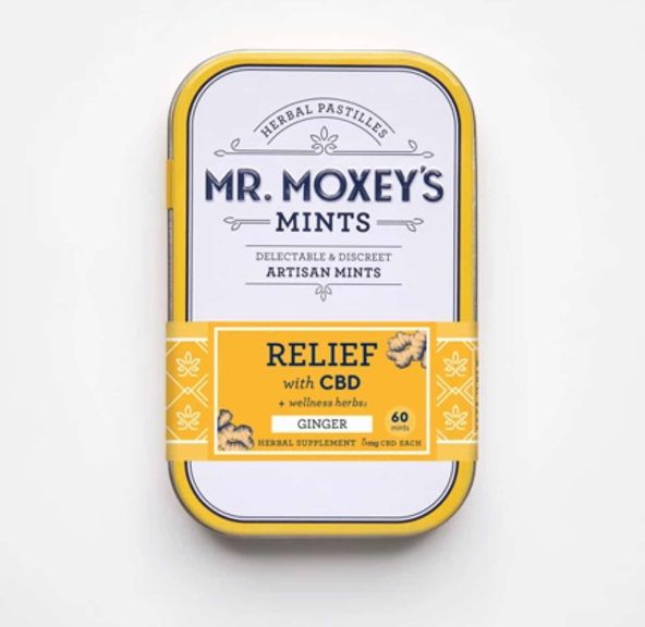 5:1 Relief Ginger Mints | 20 pk Mints | Mr. Moxey's