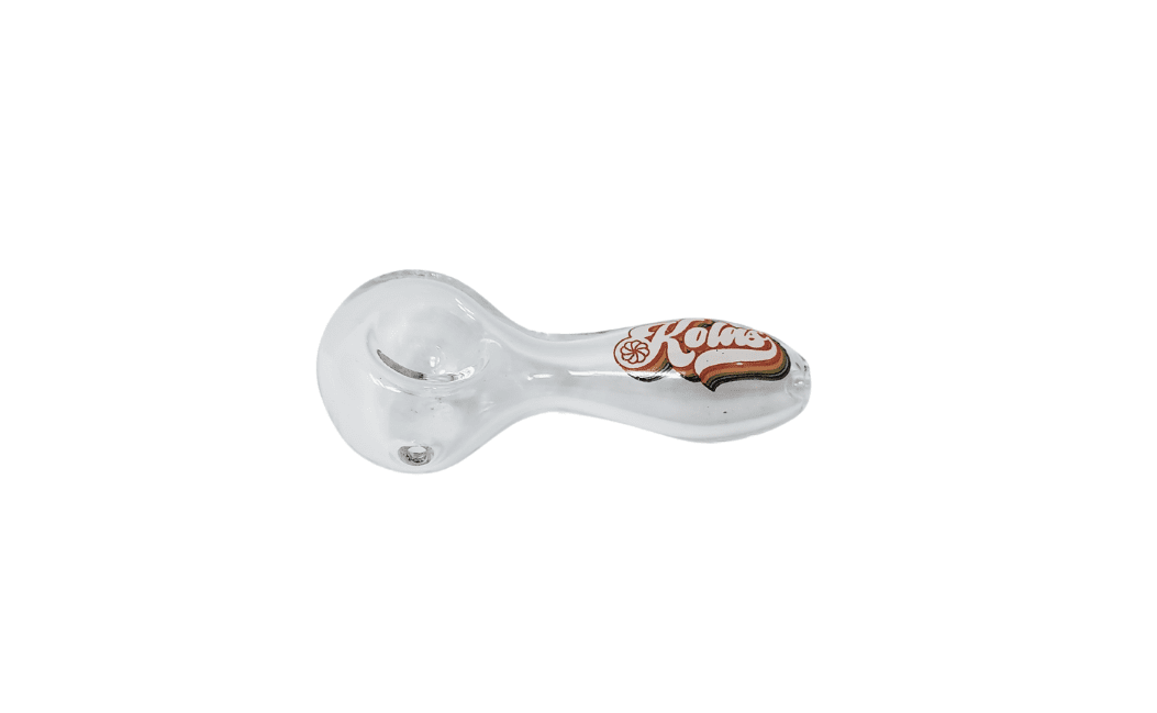 Kolas Branded Pipe 70's Logo Clear