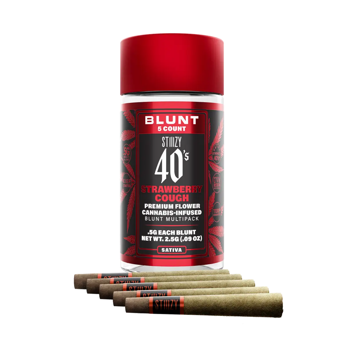 .5G 40S MINI BLUNTS - STRAWBERRY COUGH