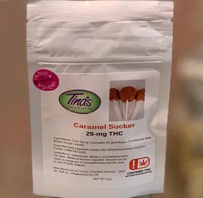 Caramel Apple-Flavored Sucker I 25mg