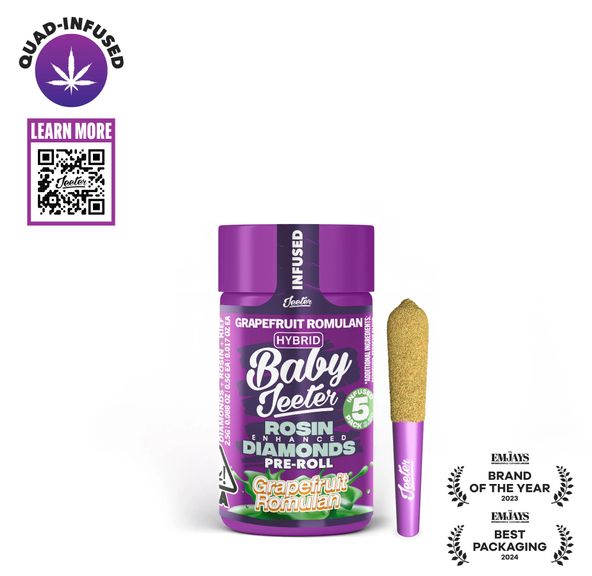 Jeeter - Grapefruit Romulan - 5pk/2.5g Preroll Pack